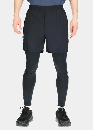 Training 2in1 Shorts Long, Black, 3xl, Träningsshorts