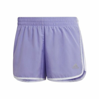 Sportshorts för kvinnor Adidas Marathon 20 Lila (Storlek: L)