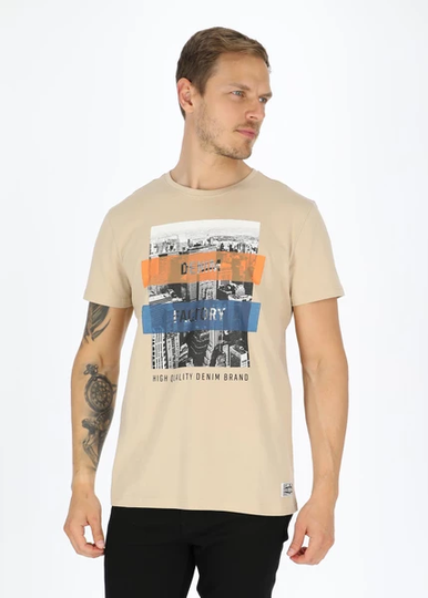 City Tee, Sand, 4xl, T-Shirts