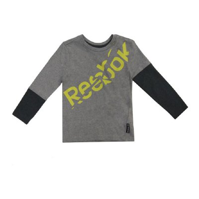 T-shirt med lång ärm Reebok B LS TEE Mörkgrå (Storlek: XXS)