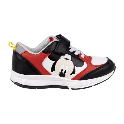 Sportskor för barn Mickey Mouse Svart Röd (Fotstorlek: 26)