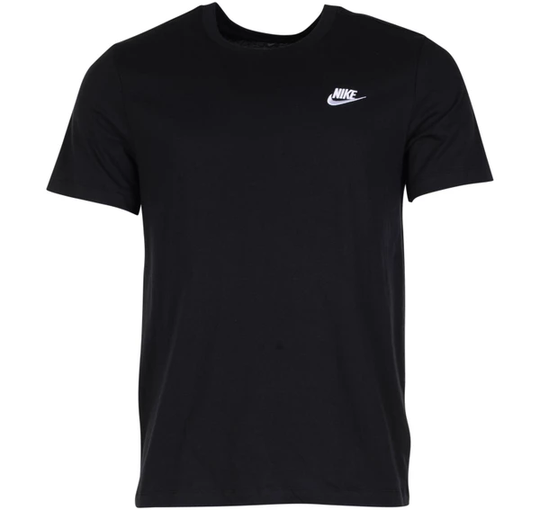 Nike Sportswear Club Men's T-S, Black/White, S, T-Shirts