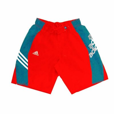 Byxor för vuxna Adidas Sportswear Blå Röd Män (Storlek: M)