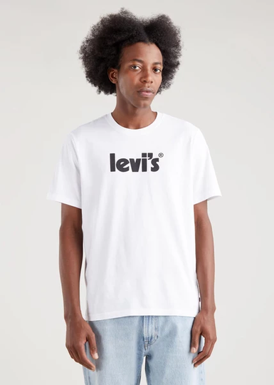 Ss Relaxed Fit Tee Poster Logo, Poster Log, M, T-Shirts