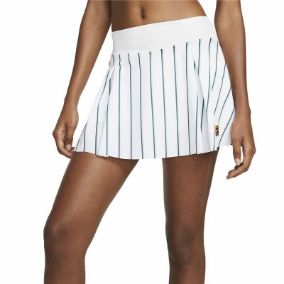 Tennis skirt Nike Winter Stripe Ränder Vit (Storlek: M)