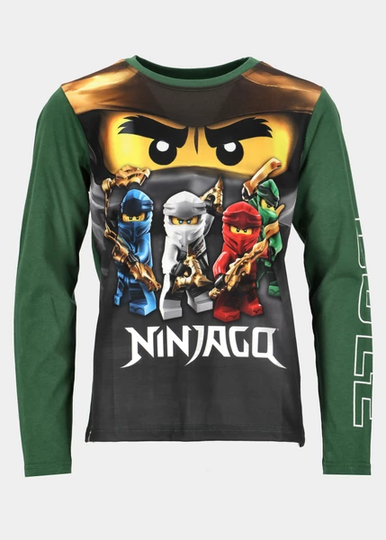 M12010729 - T-Shirt Ls, Dark Green, 110, T-Shirts
