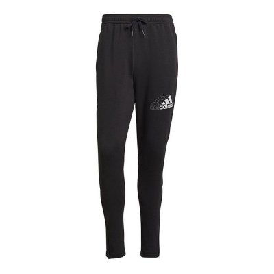 Långa träningsbyxor Adidas Essentials Logo Svart Män (Storlek: XL)