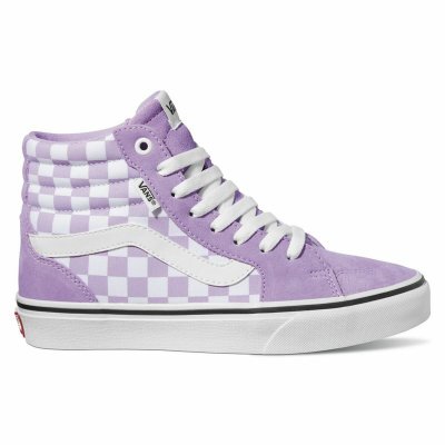 Sportskor Casual Dam Vans Filmor CheckerBoard Lila (Fotstorlek: 38)
