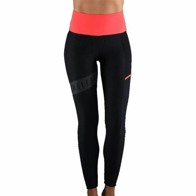 Sport-leggings, Dam Endless Svart Fuchsia (Storlek: S)