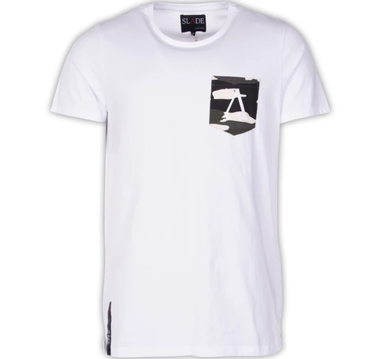 Camo 99 Tee, White, L, T-Shirts