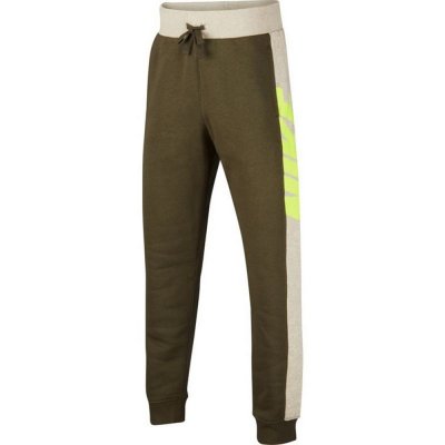 Långa träningsbyxor Nike Fleece Pojkar Oliv (Storlek: 8-10 år)