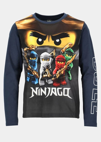 M12010729 - T-Shirt Ls, Dark Navy, 116, T-Shirts