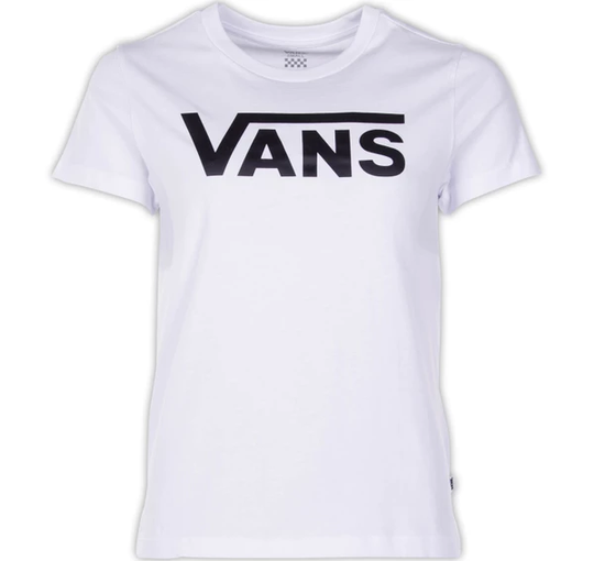 Flying V Crew Tee, White, S, T-Shirts
