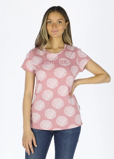 Breeze Tee W, Dusty Rose Shell, 42, T-Shirts