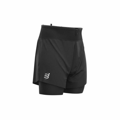 Träningsshorts Compressport Trail 2-in-1 Svart Män (Storlek: L)
