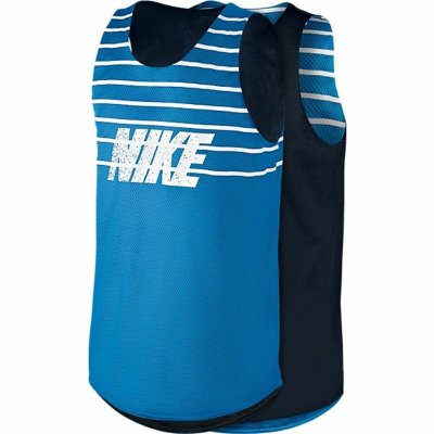 Ärmlös sporttröja Herr Nike Knit Tank-Reversible Blå (Storlek: XS)