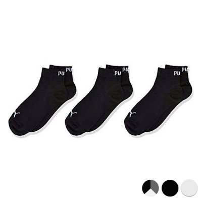 Sportstrumpor Puma KIDS QUARTER (3 par) (Färg: Vit)
