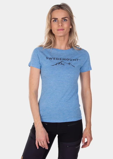 Himalaya Merino Tee W 2.0, Sea Blue, 34, T-Shirts