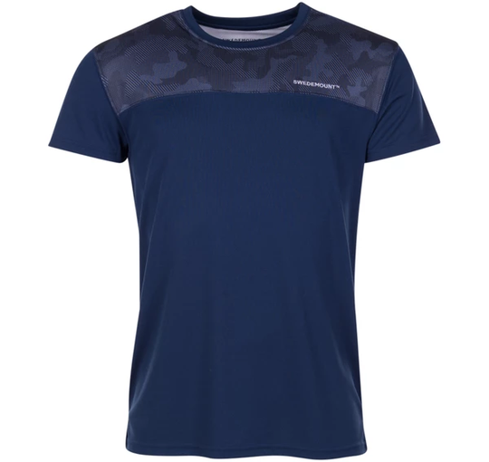 Athletic Tee, Navy Aop/Navy, S, Löpar T-Shirts