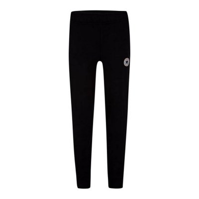 Långbyxor Converse Fleee Chuck Taylor Patch Jogger B Svart Barn (Storlek: 10-12 år)