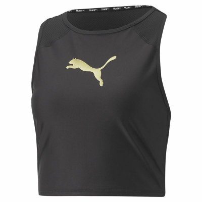 Ärmlös sporttröja Dam Puma Fit Eversculpt Fitted Tank Svart (Storlek: S)