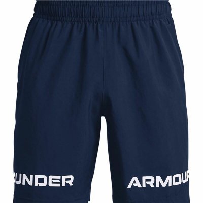 Träningsshorts Under Armour Blå Män (Storlek: S)