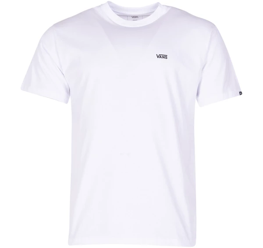 Left Chest Logo Tee, White/Black, Xs, T-Shirts