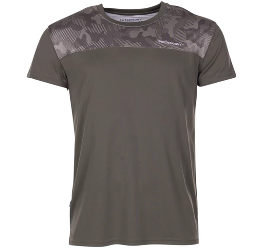 Athletic Tee, Olive Aop/Olive, S, Löpar T-Shirts