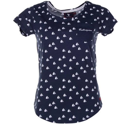 Sailing Tee W, Navy, 34, T-Shirts