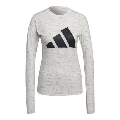 Långärmad t-shirt Dam Adidas Icons Winners 2.0 Vit (Storlek: M)