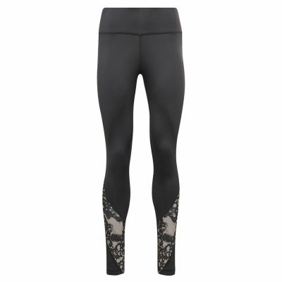 Sport-leggings, Dam Reebok Svart (Storlek: XS)