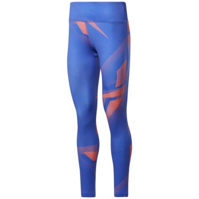 Sport-leggings, Dam Reebok MYT Printed Blå (Storlek: L)