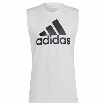 Tanktop, Herr Adidas Essentials Big Logo Vit (Storlek: XS)