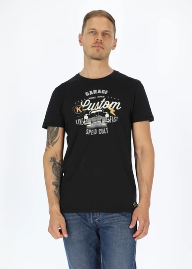 Custom Tee, Black, L, T-Shirts