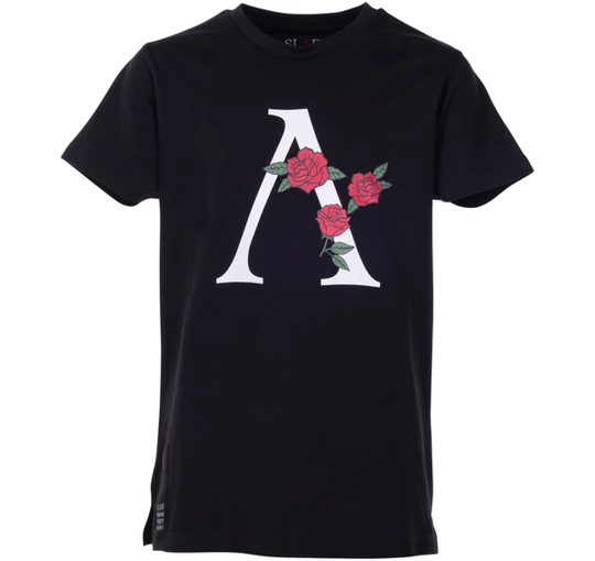 Rose Tee Jr, Black, 110, T-Shirts