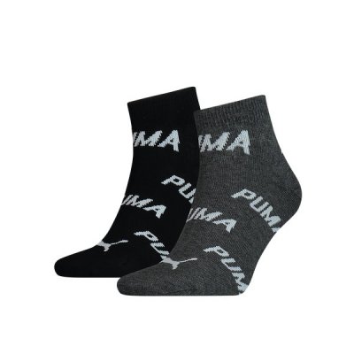 Sportstrumpor Puma 100000954 001 Svart Unisex (2 uds) (Fotstorlek: 35-38)