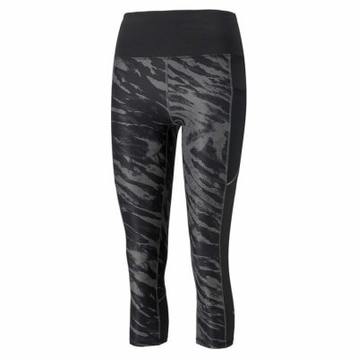 Sport-leggings, Dam Puma Run 5K 3/4 W Svart (Storlek: XS)