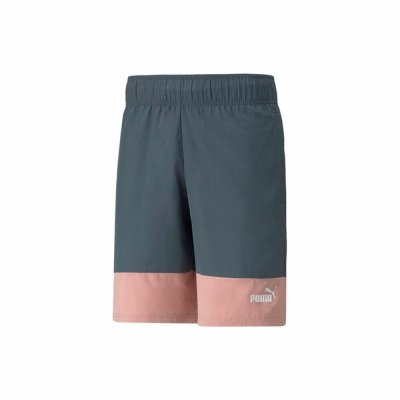 Sportshorts för män Puma Power Colorblock Mörkgrå (Storlek: S)