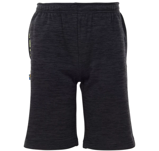 Training Logo Shorts Jr, Charcoal Melange/Neon, 120, Träningsshorts
