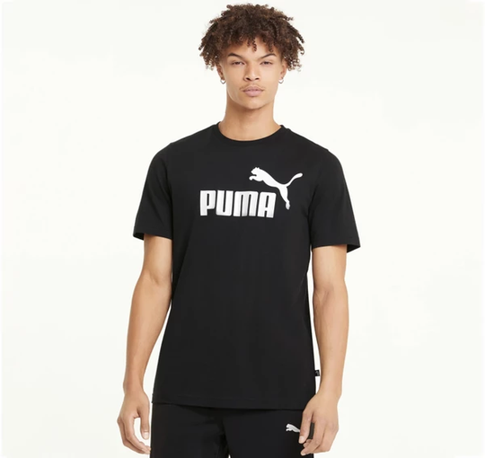 Ess Logo Tee, Puma Black, 2xl, T-Shirts
