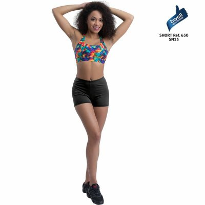 Sport-leggings, Dam Happy Dance Svart (Storlek: XS)