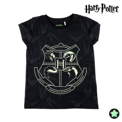 Barn T-shirt med kortärm Harry Potter Grå (Storlek: 10 år)
