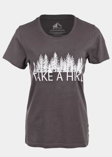 Hike W O-Neck T-Shirt, Asphalt, 42, T-Shirts