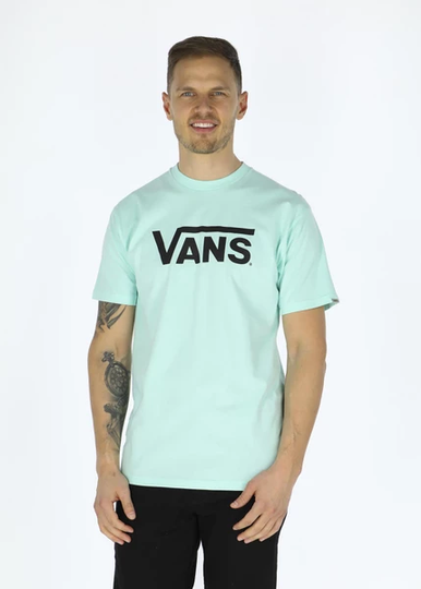 Mn Vans Drop V-B, Light Mint/Black, Xl, T-Shirts