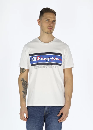 Crewneck T-Shirt, White, Xxl, T-Shirts