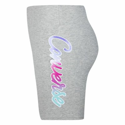 Sport-leggings, Barn Script Glitter High Converse Rise Biker Little Ljusgrå (Storlek: 2-3 år)