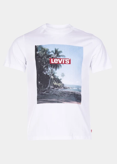 Graphic Crewneck Tee Box Tab P, Neutrals, Xxl, T-Shirts
