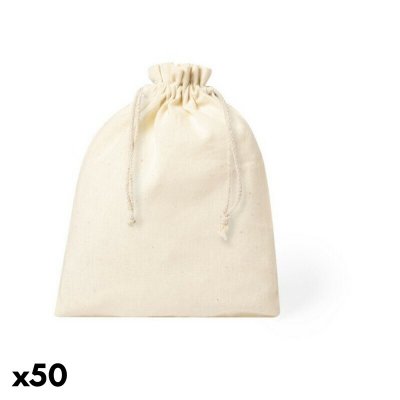 Bomullsväska 146622 Naturell 100% bomull (50 antal) (Färg: Naturlig)