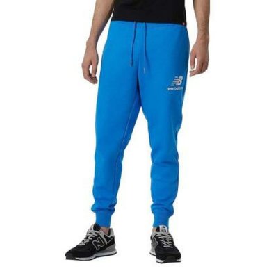 Nederdel träningsoverall för vuxna New Balance Blå Män (Storlek: XL)