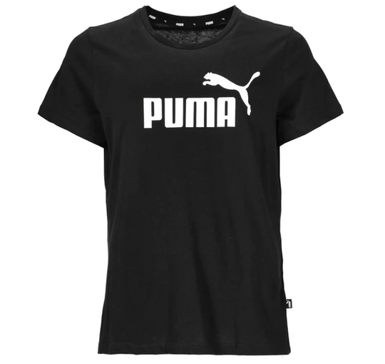 Ess Logo Tee, Puma Black, S, T-Shirts